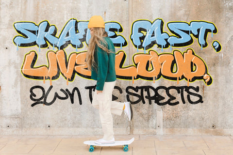 Bropz - Bold Dripping Graffiti Font | Urban Street Style & Outline Typeface Font Mozzatype 