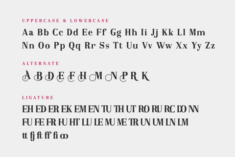 Broseki - Serif Display Font Font twinletter 