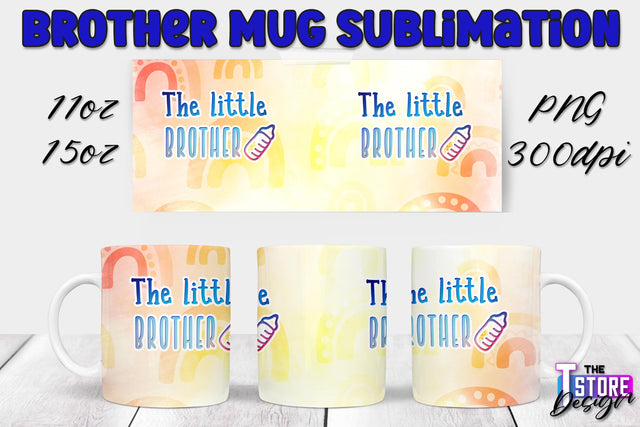 Brother Mug PNG Sublimation | Coffee 11 Oz | 15 Oz Mug Sublimation Sublimation The T Store Design 