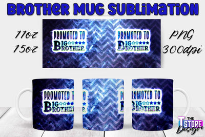 Brother Mug PNG Sublimation | Coffee 11 Oz | 15 Oz Mug Sublimation Sublimation The T Store Design 