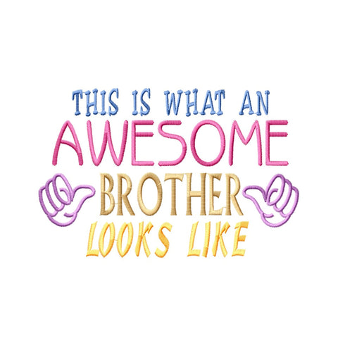 Brother Quotes Machine Embroidery Designs Bundle – Funny & Inspirational Sayings for Brother Gifts Embroidery/Applique DESIGNS HappyDesignStudio 