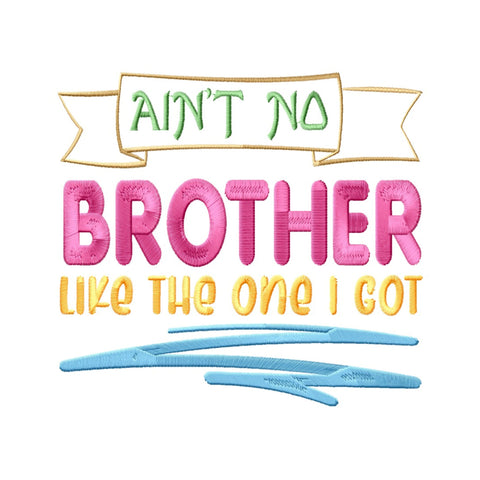 Brother Quotes Machine Embroidery Designs Bundle – Funny & Inspirational Sayings for Brother Gifts Embroidery/Applique DESIGNS HappyDesignStudio 