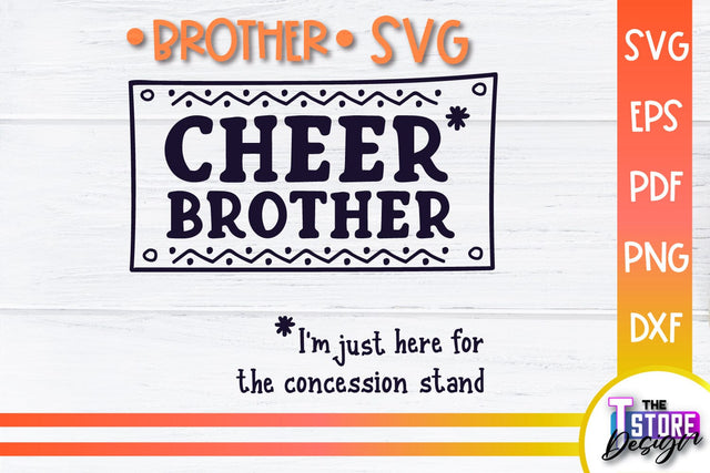Brother SVG | Brother Quotes Design | Family SVG SVG The T Store Design 