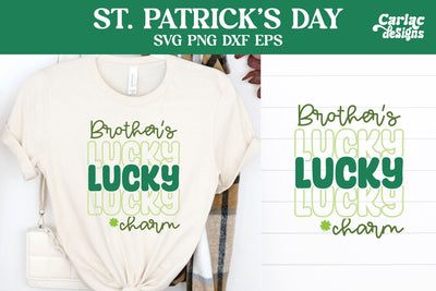 Brother's Lucky Charm SVG, St Patrick's Day SVG SVG Carla C Designs 