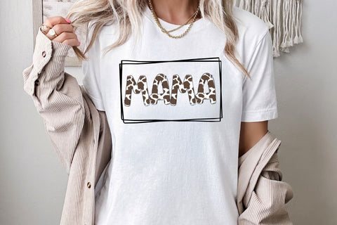 Brown Cow Print Doodle Letters PNG, Country Western Cow Print Sublimation Alphabet, Farm Animal Print Clipart for Tshirts, Stickers & More SVG Designing Digitals 