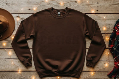 Brown crew neck t-shirt mockup Mock Up Photo Designangry 