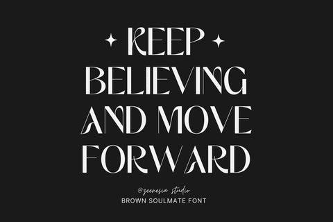 Brown Soulmate Font Zeenesia Std 