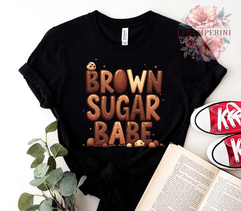 Brown Sugar PNG, Babe Digital Download, Sublimation Art, Black Girl Magic, Sweet Aesthetic, Digital Print, Brown Sugar Art, Cute Graphics Sublimation Li Zamperini 