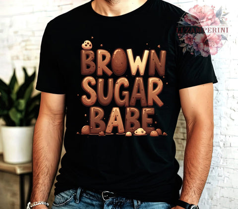 Brown Sugar PNG, Babe Digital Download, Sublimation Art, Black Girl Magic, Sweet Aesthetic, Digital Print, Brown Sugar Art, Cute Graphics Sublimation Li Zamperini 
