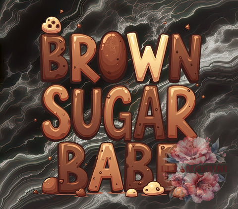 Brown Sugar PNG, Babe Digital Download, Sublimation Art, Black Girl Magic, Sweet Aesthetic, Digital Print, Brown Sugar Art, Cute Graphics Sublimation Li Zamperini 
