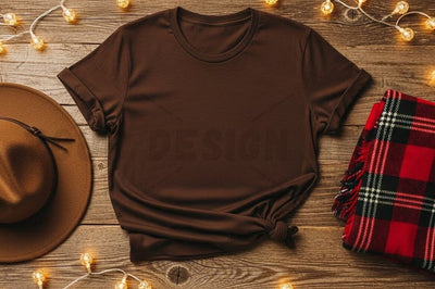 Brown t-shirt mockup design Mock Up Photo Designangry 