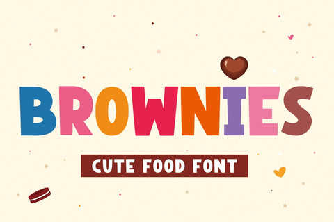 BROWNIES Font Mozarella 