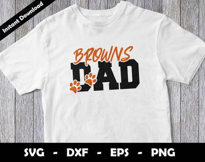 Browns Dad SVG Cut File, Browns logo SVG Design, Browns Dad Football, T-Shirt Sublimation Design Png SVG Arthur Arellano 