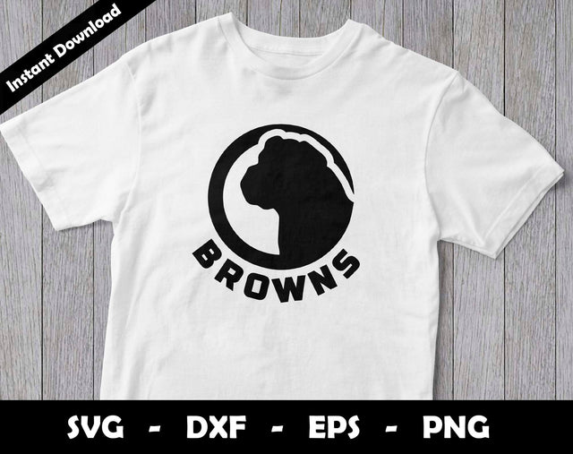 Browns SVG Cut File, Browns logo SVG Design, Browns Football Mascot, T-Shirt Sublimation Design Png SVG Arthur Arellano 
