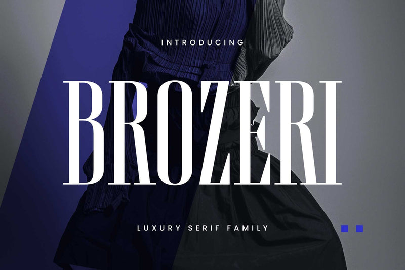 Brozeri – Casual Serif Family Font Arterfak Project 