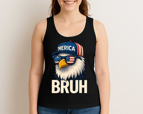 BRUH Bald Eagle 4th of July SVG Funny Patriotic 'Merica USA Clipart SVG BillahCrafts 