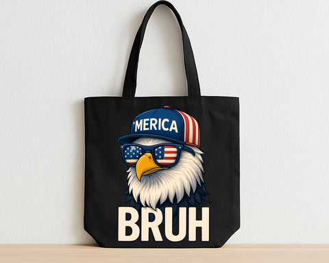 BRUH Bald Eagle 4th of July SVG Funny Patriotic 'Merica USA Clipart SVG BillahCrafts 