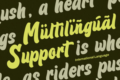 Bruschetta - Retro Script Font Font Mozarella 