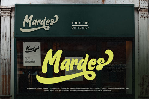 Bruschetta - Retro Script Font Font Mozarella 