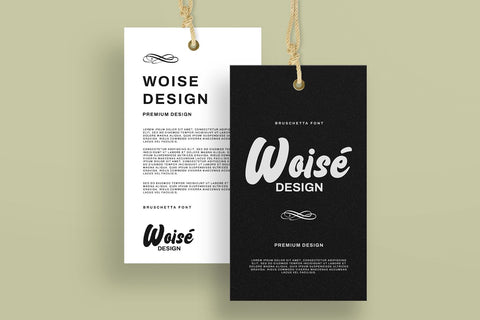 Bruschetta - Retro Script Font Font Mozarella 