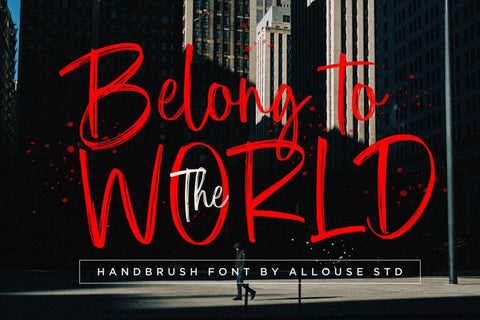 Brush Khalifa Font Allouse.Studio 