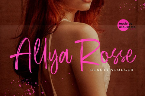 Brush Khalifa Font Allouse.Studio 