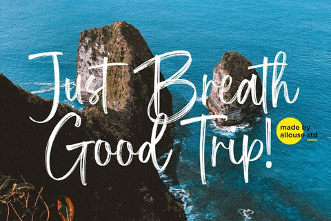 Brush Khalifa Font Allouse.Studio 