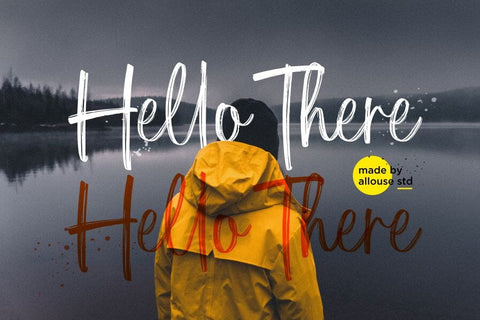 Brush Khalifa Font Allouse.Studio 