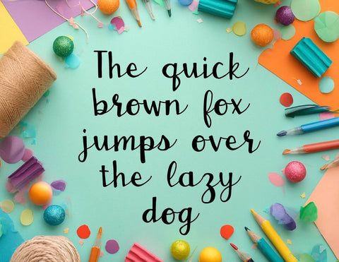 Brush Script Font OTF, Fonts for Crafting, Handwritten Font Font Crafting With Brenna 