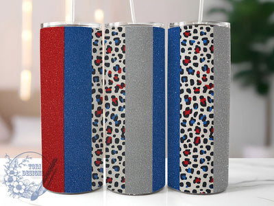 Brush Stroke USA Patriotic Tumbler, Patriotic Tumbler Wrap, 4th of July Tumbler, Brush Stroke Tumbler, 20oz Skinny Tumbler, USA Tumbler Design, Independence Day Tumbler Sublimation ToriDesigns 