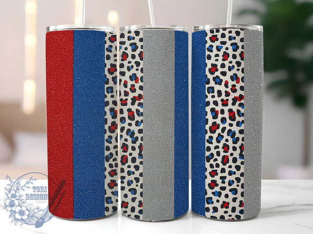 Brush Stroke USA Patriotic Tumbler, Patriotic Tumbler Wrap, 4th of July Tumbler, Brush Stroke Tumbler, 20oz Skinny Tumbler, USA Tumbler Design, Independence Day Tumbler Sublimation ToriDesigns 
