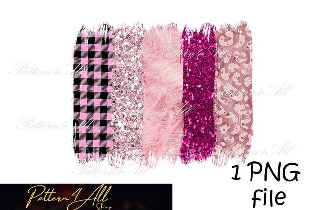 Brush Strokes Pink Glitter Leopard Digital Design,Pink backsplash Sublimation Clipart,Pink Buffalo Plaid Sublimation,Valentine Background Sublimation ArtStudio 