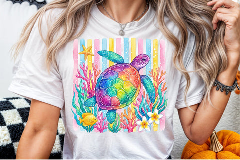 Brushstroke Summer Png Bundle Shirt Png Sublimation designartist 