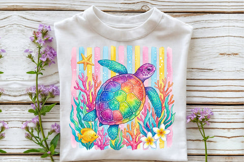 Brushstroke Summer Png Bundle Shirt Png Sublimation designartist 