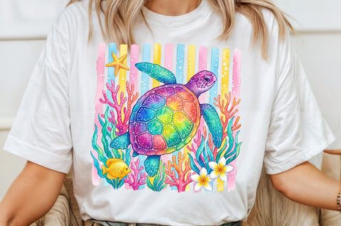 Brushstroke Summer Png Bundle Shirt Png Sublimation designartist 