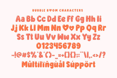 Bubble Boom - Cute Bubble Font Font Masyafi Studio 