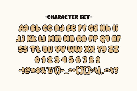 Bubble Bright - Retro Bubble Font Font Masyafi Studio 