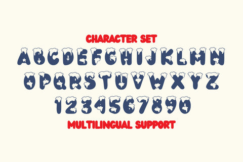 Bubble Christmas Font Dm Letter Studio 