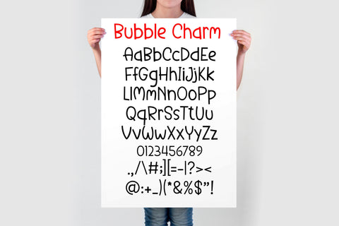 Bubble Font Bundle | Cute Playful Fonts for Crafts | Kawaii Handwritten Font Pack Font TonisArtStudio 