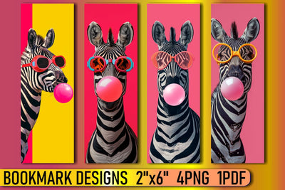 Bubble Gum Bookmarks for Animal Lovers Sublimation afrosvg 