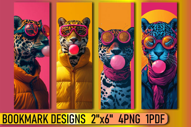 Bubble Gum Delights in Animal Art Sublimation afrosvg 