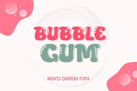Bubble Gum Font AnningArts Design 