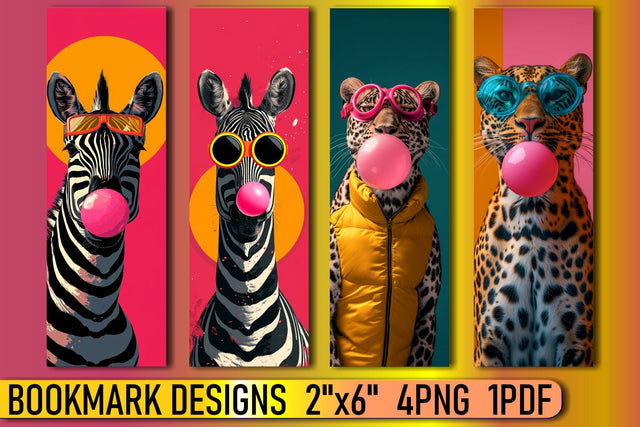 Bubble Gum Magic in Animal Art Sublimation afrosvg 