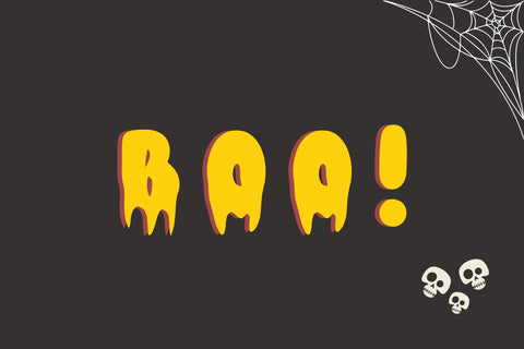 Bubble Halloween Font Dm Letter Studio 