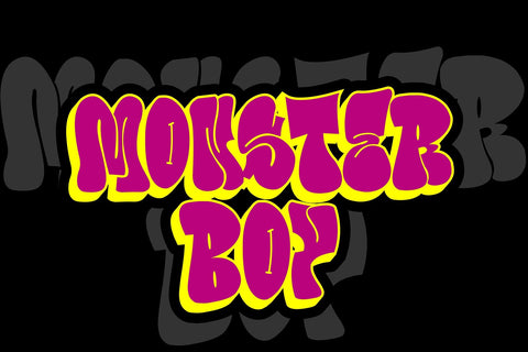 Bubble Horns - Graffiti Font Font Mozzatype 