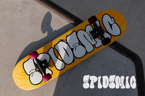 Bubble Horns - Graffiti Font Font Mozzatype 