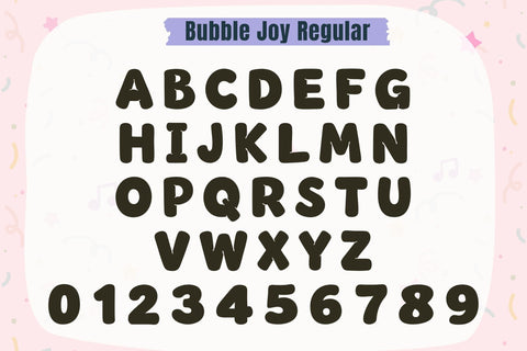 Bubble Joy – Playful Bubble Font (Regular & Outline Font AnningArts Design 