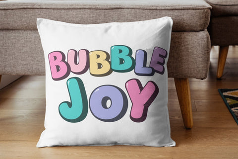 Bubble Joy – Playful Bubble Font (Regular & Outline Font AnningArts Design 