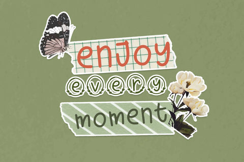 Bubble Leaf Font Font Dm Letter Studio 