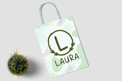 Bubble Leaf Font Font Dm Letter Studio 